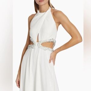 Jonathan Simkhai Sandi Sequin Cut Out Dress